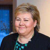 Høyre-leder Erna Solberg