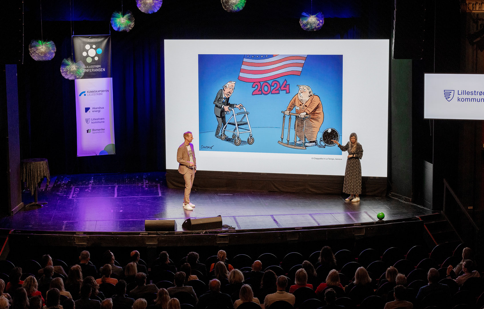 Foredrag med Sofie Høgestøl og Eirik Bergesen om valget i USA