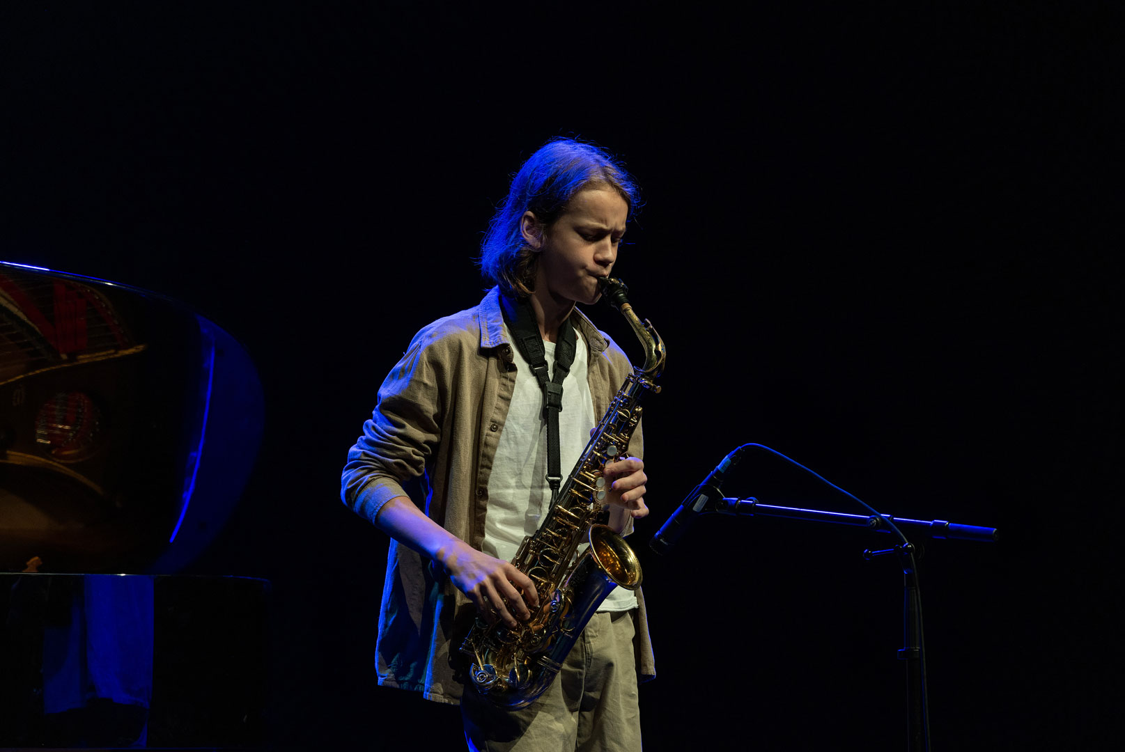 Unge musikere bidro med underholdning under Lillestrømkonferansen 2024