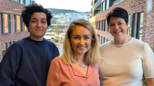 Juryen til Årets unge leder på Romerike, Nio Amini (Romerikes Blad), Kamilla Kilmork (Personalhuset) og Anette Gangnæs (Kunnskapsbyen).