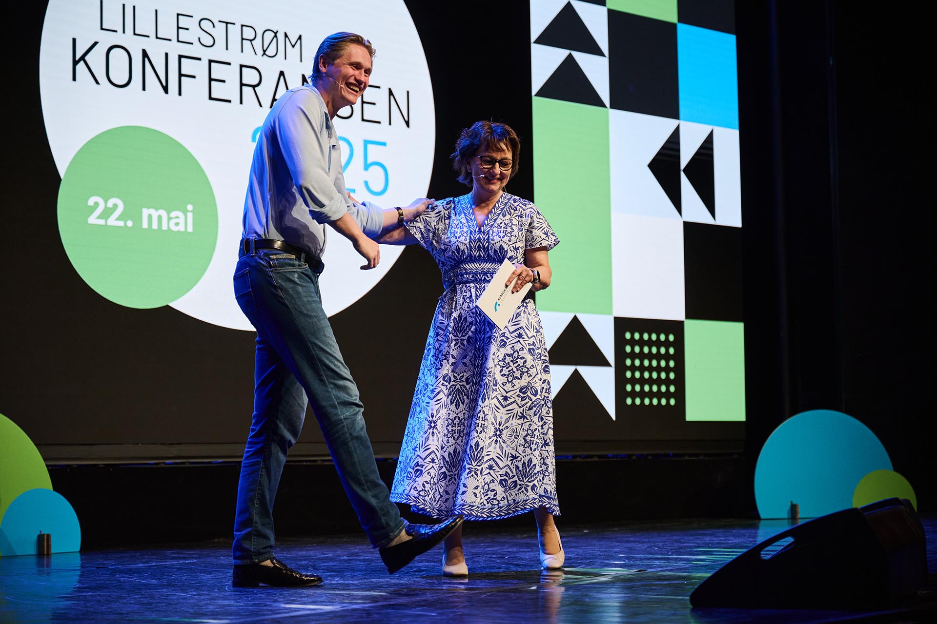 Inger Lise Melby Nøstvik og Anders Rodem takker for dagen.